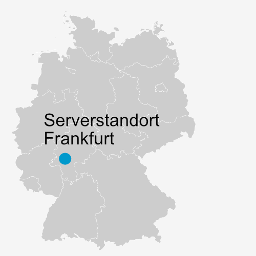 Serverstandort Frankfurt